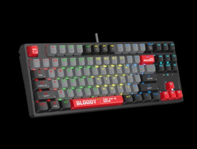 Bloody S87 Hot-swappable RGB TKL Mechanical RED PLUS Switch
